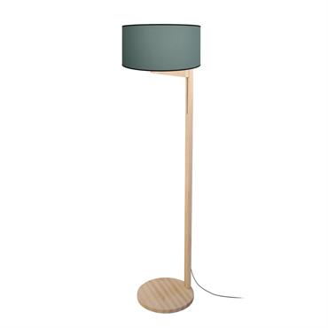 Lampadaire tissu pétrole 45  cm