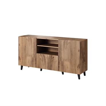 Buffet bas contemporain 150 cm bois