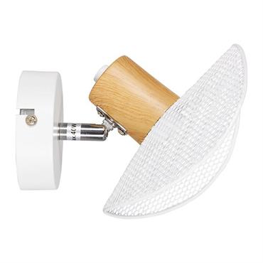 Applique spot orientable métal Hyde blanc