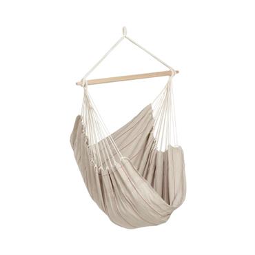 Chaise hamac suspendu en coton sable