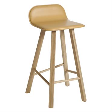 Tabouret en cuir Tria - Colé Italian Design Label