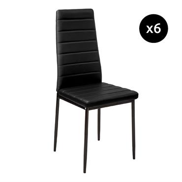 6 Chaises de salle à manger ou de cuisine design, Chaise de Salon, Meuble de salon, Mobilier de Salon TECTAKE. À la fois épuré et moderne, cet ensemble de chaises ...