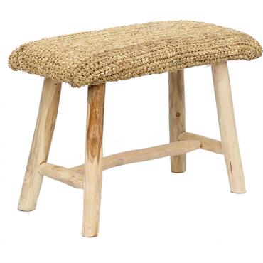 Banc Raphia Bois clair