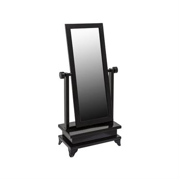 Miroir inclinable en fer noir H42
