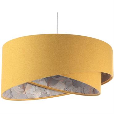 Suspension Tissu Jaune 50x50x23 cm