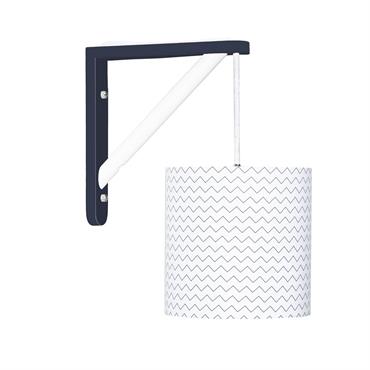 Luminaire mural en coton blanc