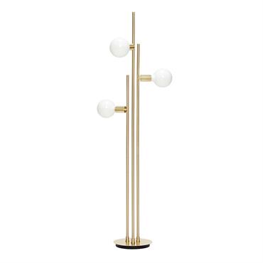 Lampadaire avec ampoule en laiton