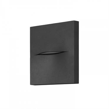 Applique Murale LED Aluminium Gris  14x15x14 CM