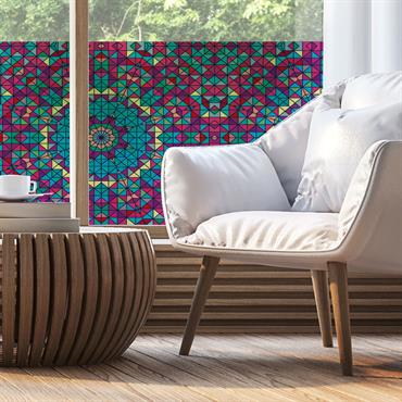 Film Occultant vitrail mauve 40x100cm