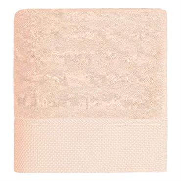 Serviette de toilette zéro twist 560 g/m²  poudre 50x100 cm