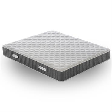 La hauteur du matelas est de 22 cm. Il est doté d'une couche de mousse à mémoire de forme de 2 cm Les ressorts ont une hauteur de 14 cm ...