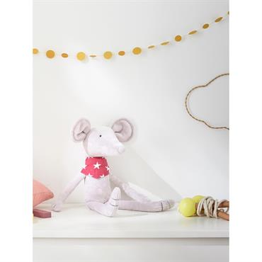 Doudou souris gris