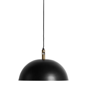Lustre en fer noir 39x39x28 cm