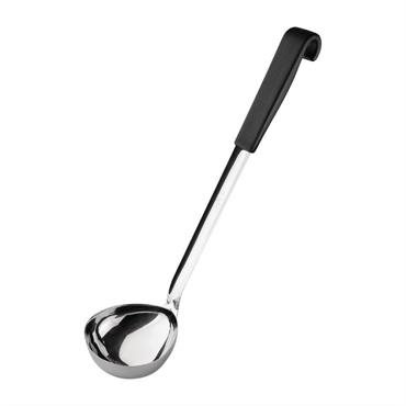 Produit à usages professionnels et particuliers. Louche Vogue  Louche Vogue Louche de la marque Vogue fabriquée en acier inoxydable, pratique et confortable grâce à son manche ergonomique en vinyle ...
