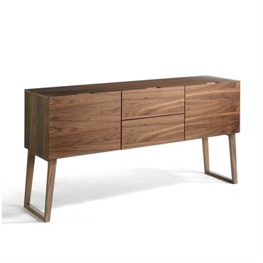 Buffet effet bois noyer