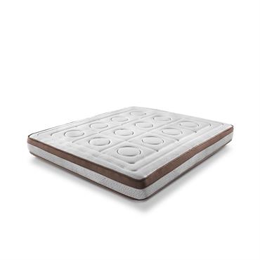 DESIGN ET CERTIFICATION : Matelas en mousse viscoélastique Pisa Deluxe idéal pour favoriser un repos de qualité. Conçu pour les personnes ayant des douleurs musculaires au dos - avec de ...