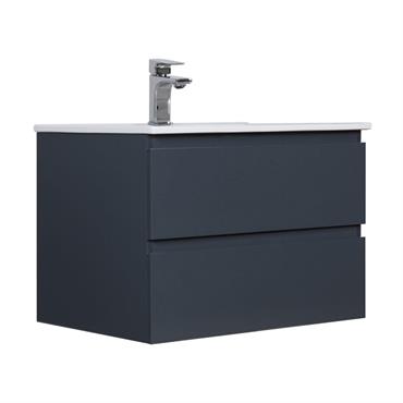 Meuble simple vasque 60cm  Gris anthracite 