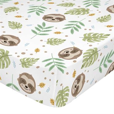 Drap-housse 100% Coton Multicolore 90x200x32 cm