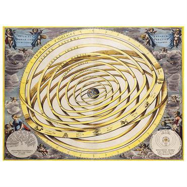 Anciennes éditions de la cartographie européenne datant d'environ 1500.    Impressions sur toile pour une décoration élégante et raffinée de vos murs et un élément décoratif unique pour ...