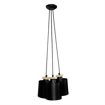 Suspension métal noir