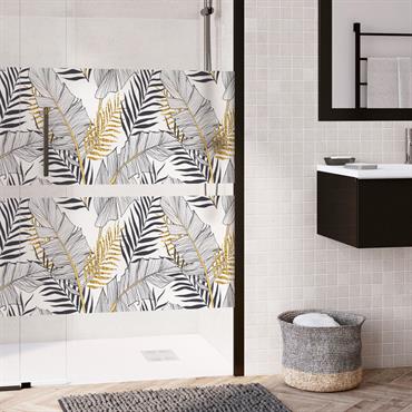 Film Occultant feuilles de palmier chic 40x200cm