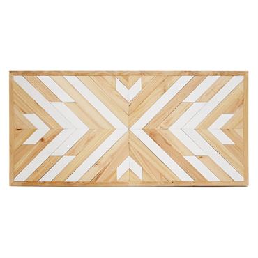 Tête de lit en bois de pin ethnique 165x80cm