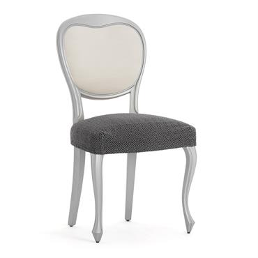 Pack 2 housses de chaise extensible gris foncé 40 * 50 cm