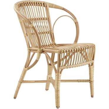 Chaise en rotin clair Wengler - Sika Design