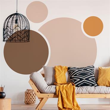 Papier Peint points abstraits 160x120cm