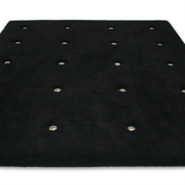 Velours pure laine vierge & appliques métalliques en acier inoxydables  Domozoom