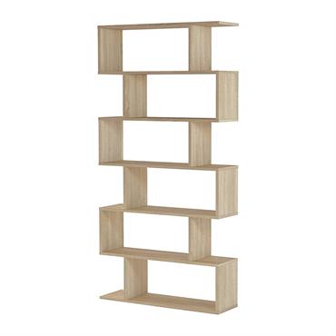 Bibliothèque effet bois beige 149x25 cm