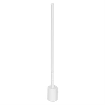 Lampe sur pied intelligente en aluminium blanc