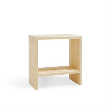 Table de chevet en bois couleur naturel