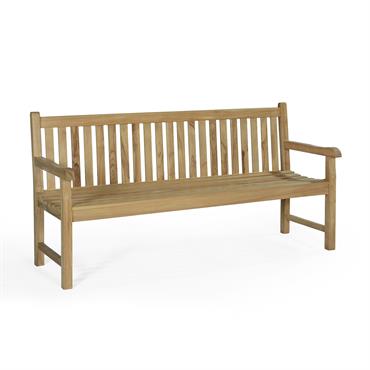 Banc de jardin en teck massif L180