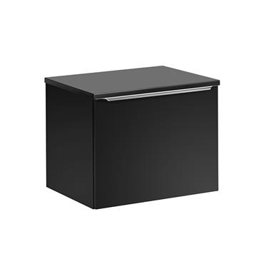 Meuble sous-vasque stratifiés noir