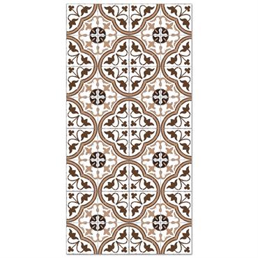 Ajoutez une touche classique à votre maison avec le tapis en vinyle hydraulique floral disponible en gris, marron ou bleu. Disponible en plusieurs tailles et couleurs, ce tapis combine beauté ...