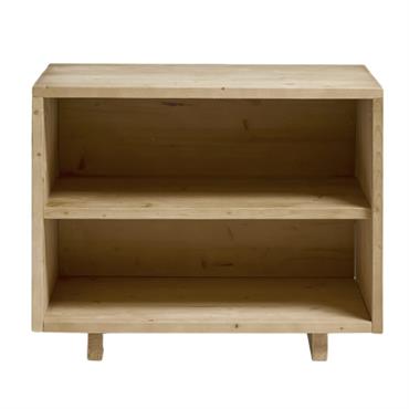 Table de chevet sans tiroir en bois couleur naturel