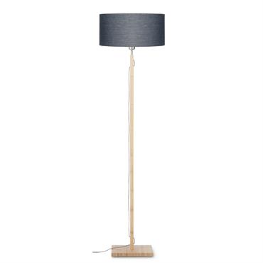 Lampadaire textile gris Ø47cm