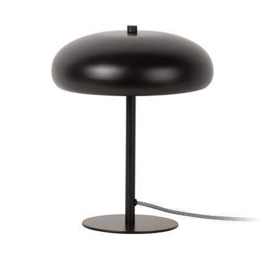 Lampe de table h30cm shroom en métal noir