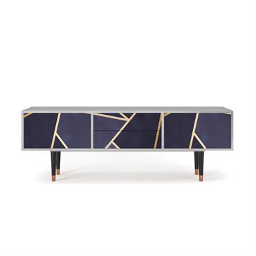 Avertissement : Cette unité de rangement n'est pas uniquement conçue pour le rangement. Elle est fonctionnelle, élégante et met en valeur votre salon.  C'est en effet l'objet tendance rêvé ...