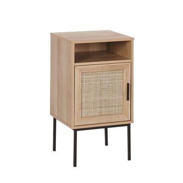 Table de chevet marron clair