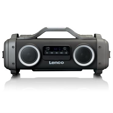 Enceinte bluetooth étanche radio fm et effets lumineux