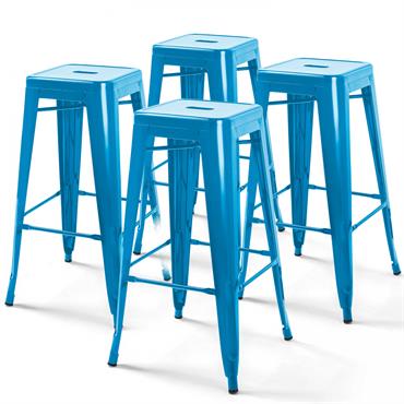 Ces 4 tabourets en métal au style industriel sont au cœur de la tendance. Ils se déclinent en différentes couleurs pour ajouter du peps à votre décoration. Les tabourets industriels ...