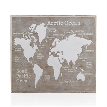 Si vous aimez voyager et parcourir le monde, cette magnifique tête de lit en forme de carte du monde est un must pour votre chambre à coucher. Fabriquée en bois ...