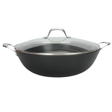 Wok en fonte noir 36cm