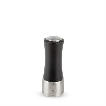 Moulin à poivre manuel en bois et inox chocolat H16cm