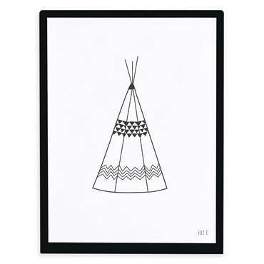 Affiche tipi 30 x 40 cm