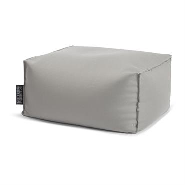 Pouf repose-pieds exterieur  gris 55x65x35