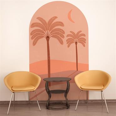 Papier Peint arche palmiers du désert 200x120cm
