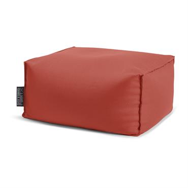 Pouf repose-pieds exterieur  terracotta 55x65x35